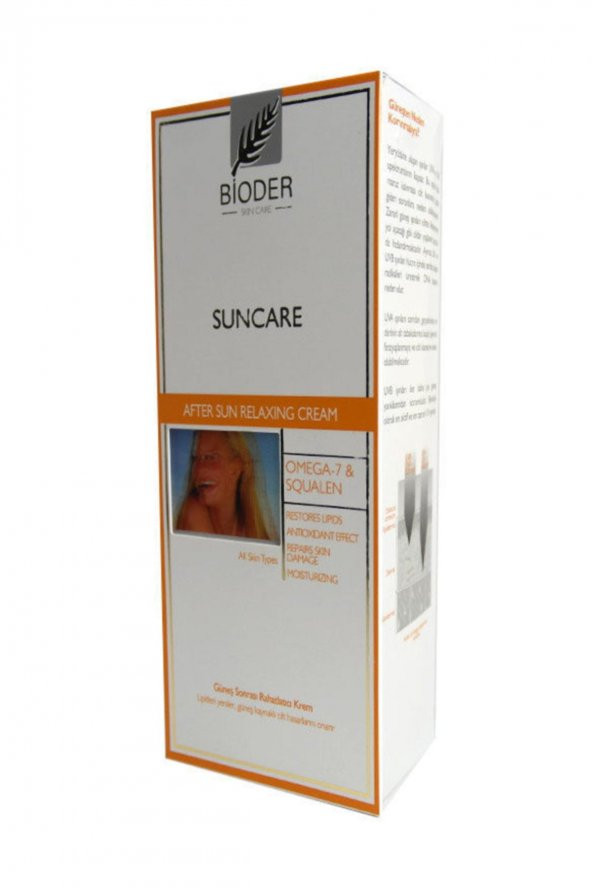 Bioder Güneş Sonrası Rahatlatıcı Krem - Skincare Suncare 200 ml