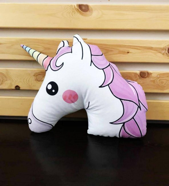 Sevimli Unicorn Tasarımlı Yastık