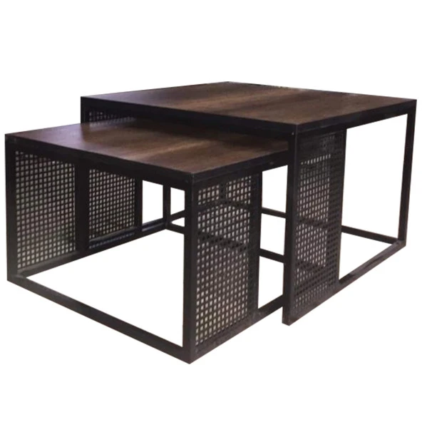 Grand Lüx Metal 2 li Orta Sehpa - 2