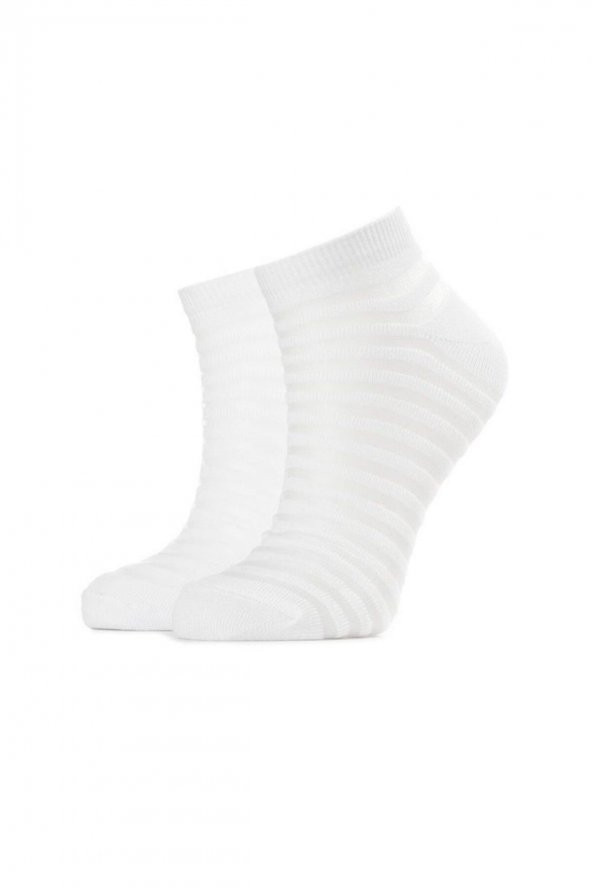 3lü Kadın İnce Çizgili  Çorap 3439-A3 - 3