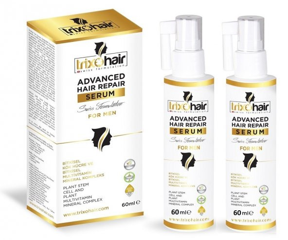 Trixohair Saç Dökülmesine Karşı Saç Bakım Serumu Erkekler İçin - 60 ml x 2 Adet