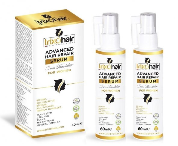 Trixohair Saç Dökülmesine Karşı Saç Bakım Serumu Kadınlar İçin - 60 ml x 2 Adet