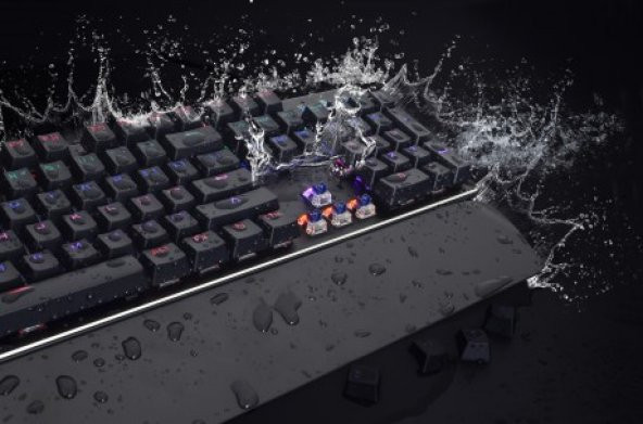 GAMEPOWER CALYPSO SİYAH OPTİK MEKANİK SU GEÇİRMEZ GAMING KLAVYE MAVİ SWITCH - 5