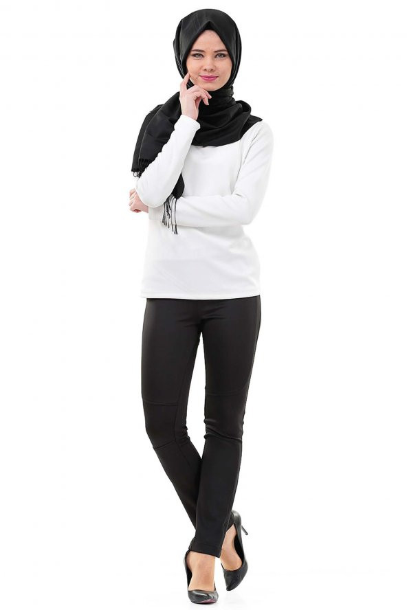 BAYAN SCUBA PANTALON SPOR SORALLİNE1684SİYAH