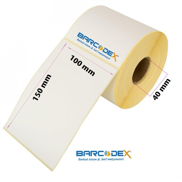 100 mm x 150 mm Eco Termal Etiket (1.000)