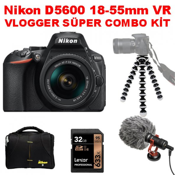 Nikon D5600 18-55 VR VLOGGER SÜPER KİT