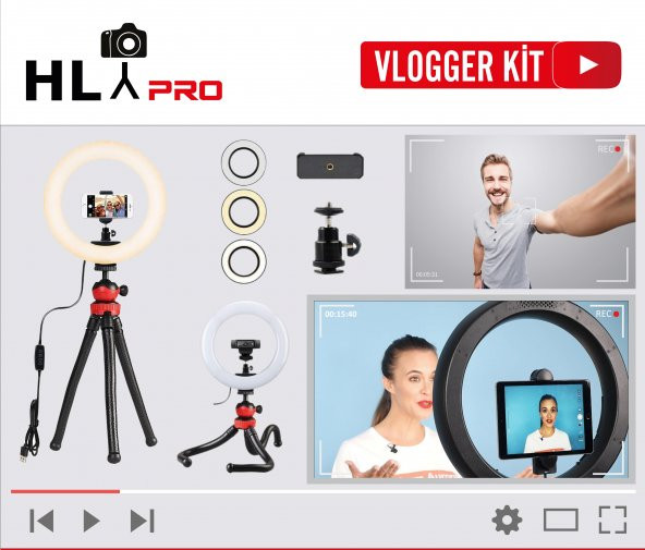 Hlypro Vlogger Kit Ring Light