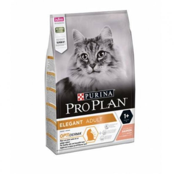 Pro Plan Derma Plus Elegant Somon Balıklı Kedi Maması 3 KG