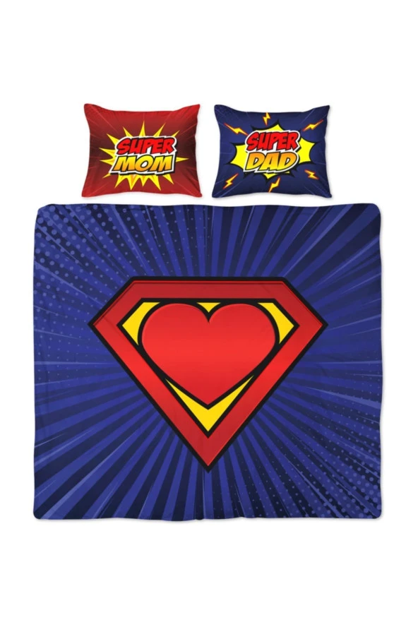 Super Family Çift Kişilik Nevresim Takımı