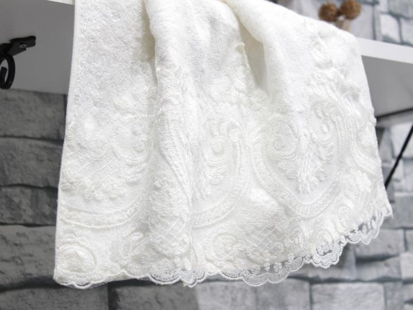 Çeyiz Diyarı Mihrimah 2li El Yüz Havlu Seti - 2