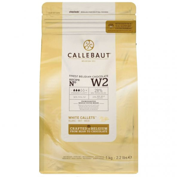CALLEBAUT BEYAZ DROP CIKOLATA 1KG - 1