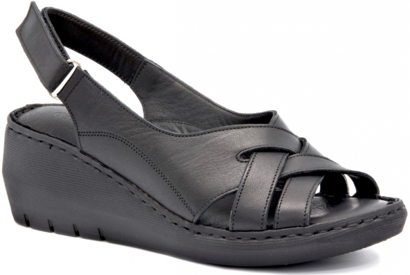 Gedikpaşalı Asy 20Y 242 Siyah Bayan Ayakkabı Terlik-Sandalet