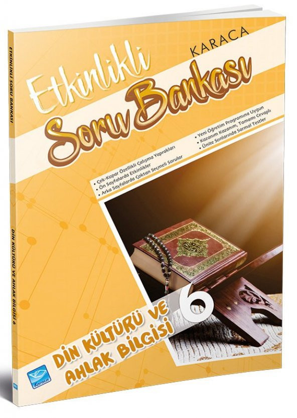 Karaca Eğitim Yayınları Etkinlikli Soru Bankası Din Kültürü ve Ahlak Bilgisi 6. Sınıf
