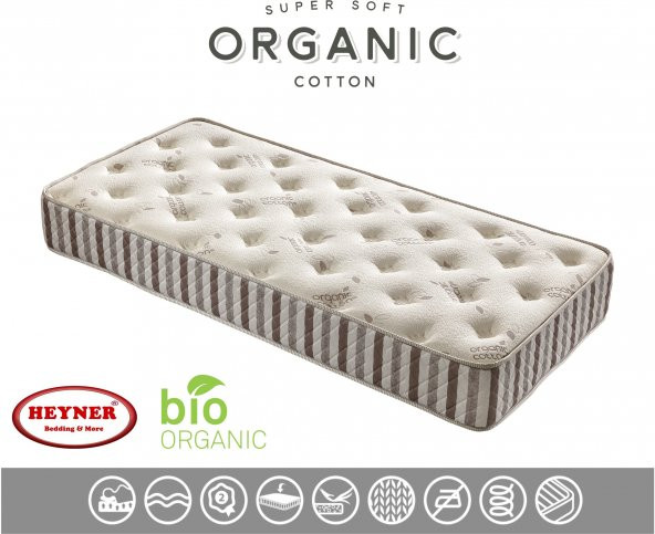 90X140 Heyner Biobed Ortopedik Yaylı Yatak 90*140 Bebek Yatağı