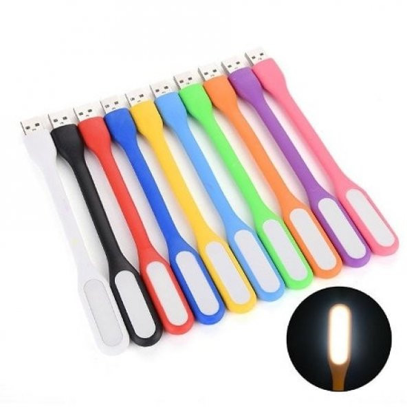 Notebook Laptop Bilgisayar PC Işığı USB Led Lamba Masa Aydınlatma - 8