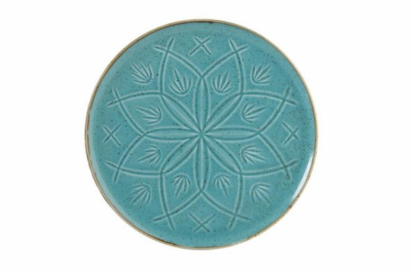 Porland Christina Turkuaz Düz Tabak 21cm - 2