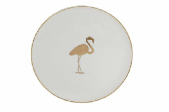 Porland Exotic Desen10 Düz Tabak 18cm - 2