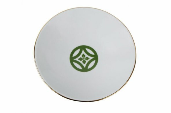 Porland Morocco Desen1 Yeşil Çukur Tabak 19cm