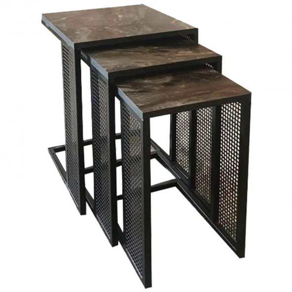 Grandlüx Metal 3 lü C Sehpa - 4