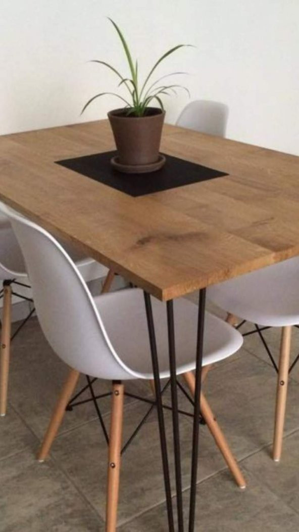 Konak Metal Ahşap ve Kütük Masa Ayağı 72 cm - 3