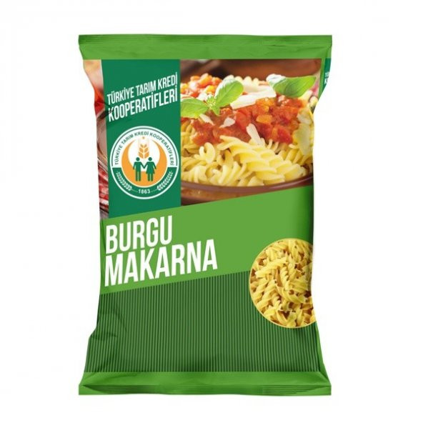 TARIM KREDİ KOOPERATİFİ Makarna Burgu 500 Gr.