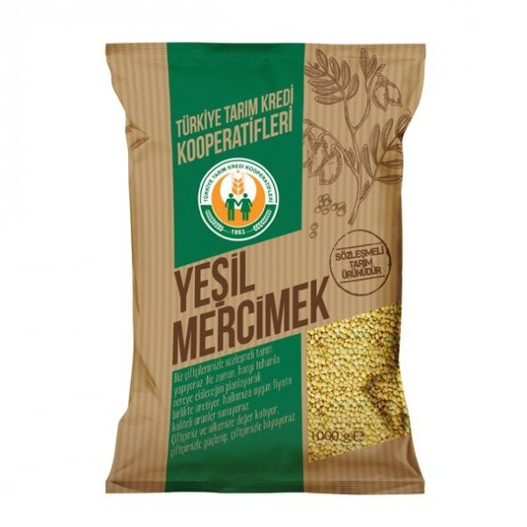 Tarım Kredi Birlik Yeşil Mercimek 1 kg