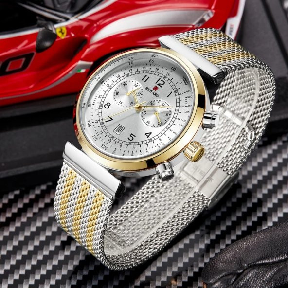 Reward Vıp Erkek kol saati Gümüş Kordon Takvim li Saat - 3