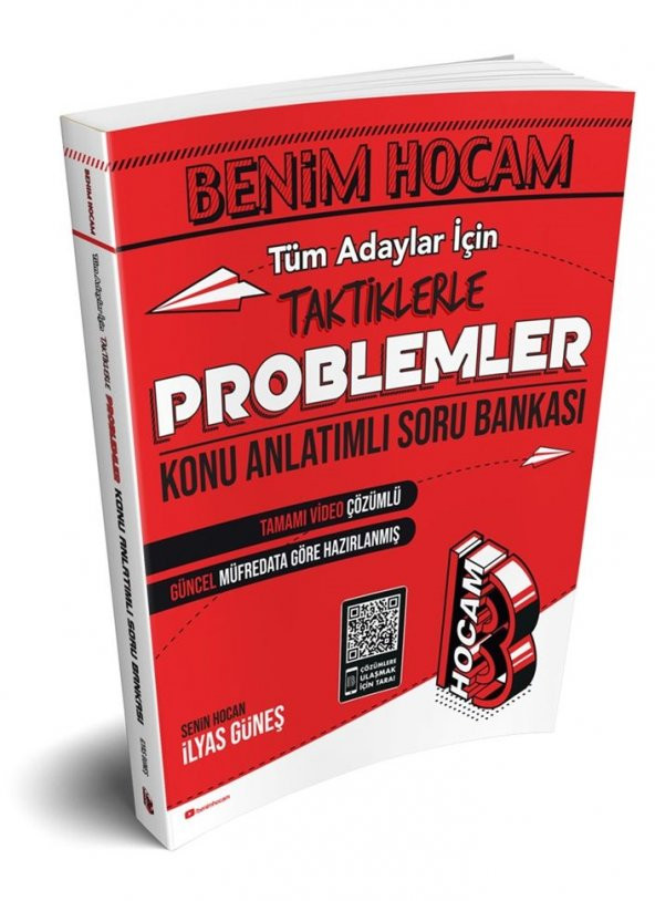 Benim Hocam Yayınları Tüm Adaylar İçin Taktiklerle Problemler Konu Anlatımlı Soru Bankası