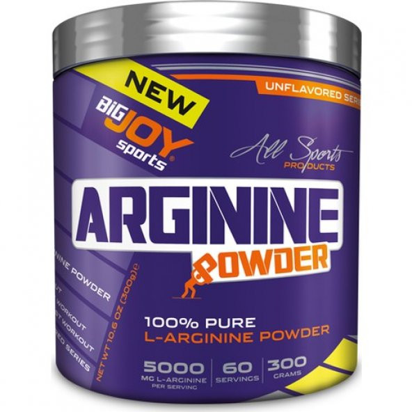 Bigjoy 100  Pure L-Arginine Powder 300 Gr