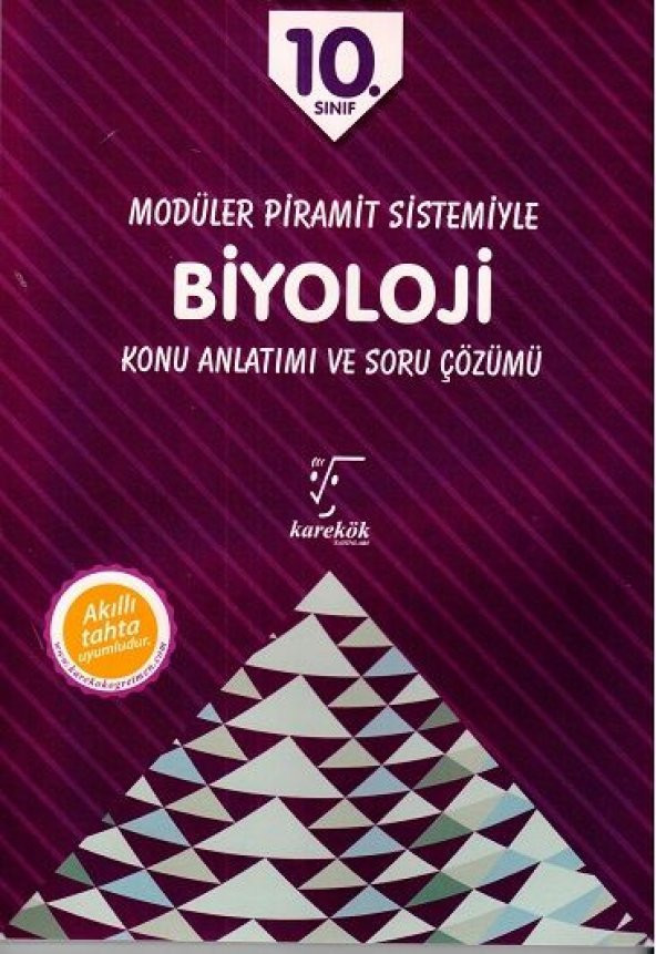 Karekök 10. Sınıf Modüler Piramit Sistemiyle Biyoloji Konu Anlatım