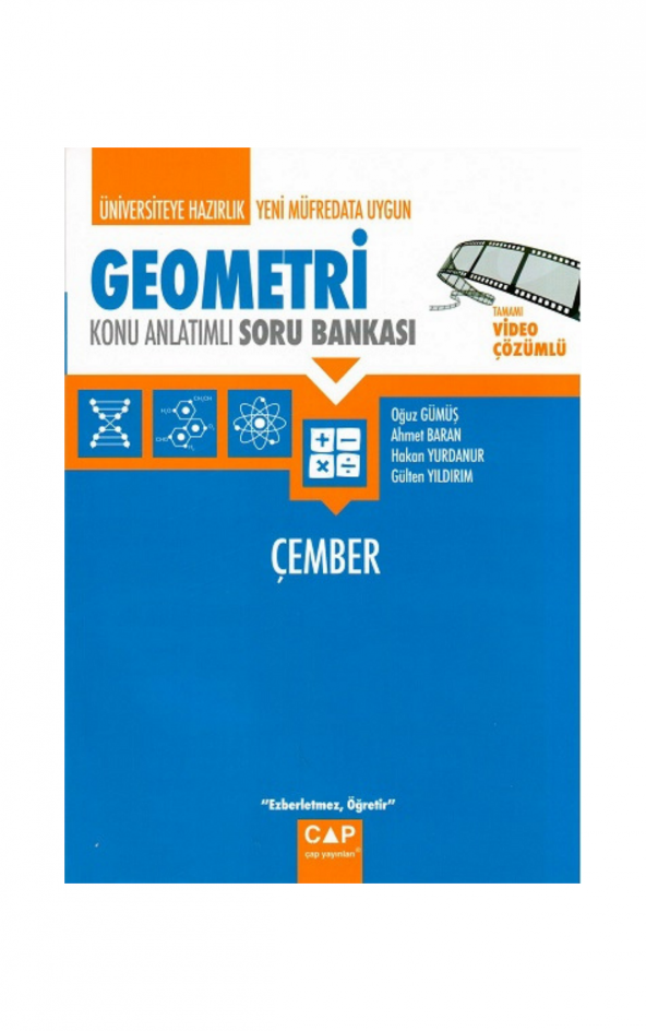 Çap Yayınları Geometri Çember Konu Anlatımlı Soru Bankası