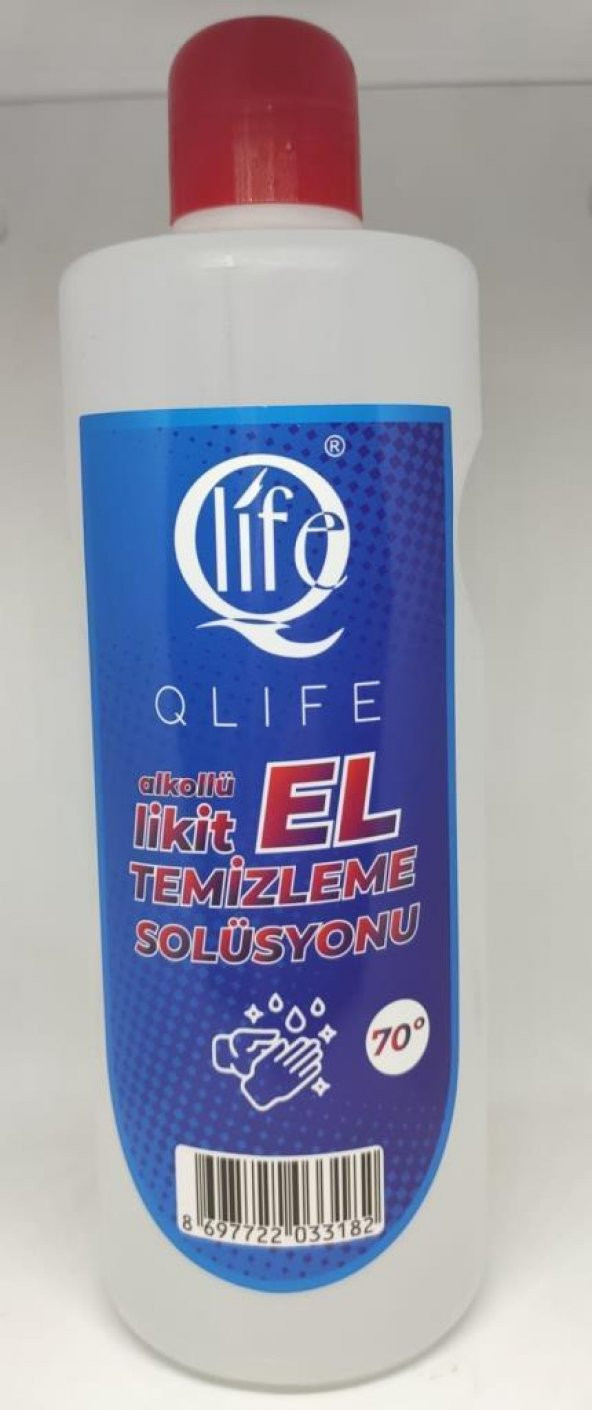 Q LIFE 70 DERECE ALKOLLU LIKIT SOLUSYON 750 ML
