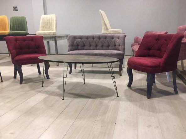Salon Balkon Kafe Ofis Çay Seti Koltuk Takımı Oturma Grubu
