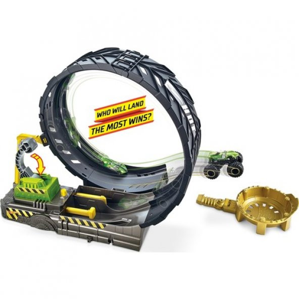 Monster Trucks Efsane Çember Aksiyonu Oyun Seti GKY00 - 2