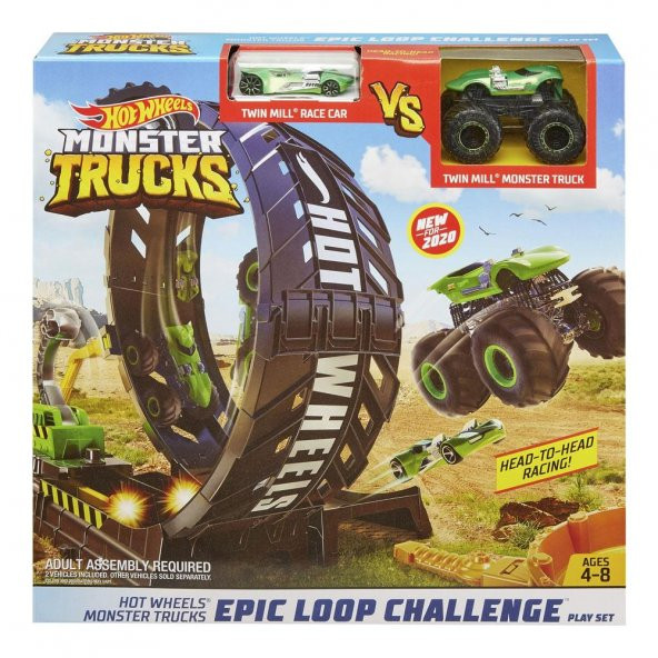 Monster Trucks Efsane Çember Aksiyonu Oyun Seti GKY00 - 5