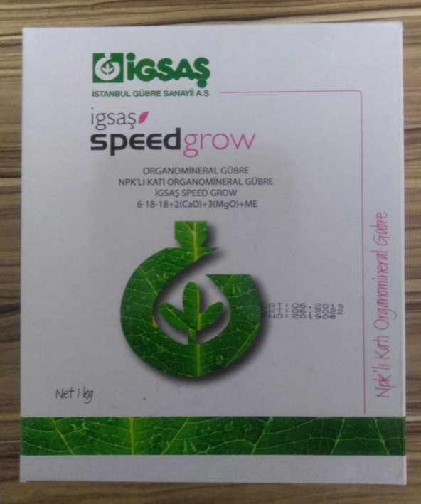 İgsaş Speedgrow Organomineral Gübre 1 KG - 6 18 2CaO 3MgO ME
