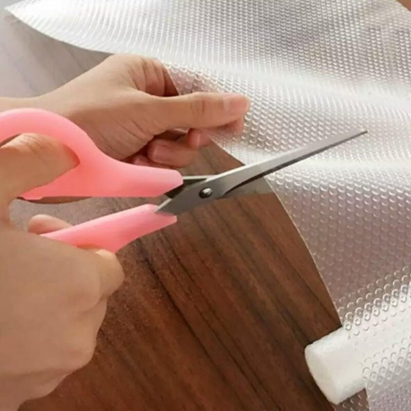 Şeffaf Çekmece İçi Dolap Raf Örtüsü Kaymaz 45x10MT - 2
