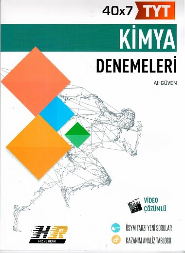 Hız ve Renk Yayınları TYT Kimya 40 x 7 Denemeleri