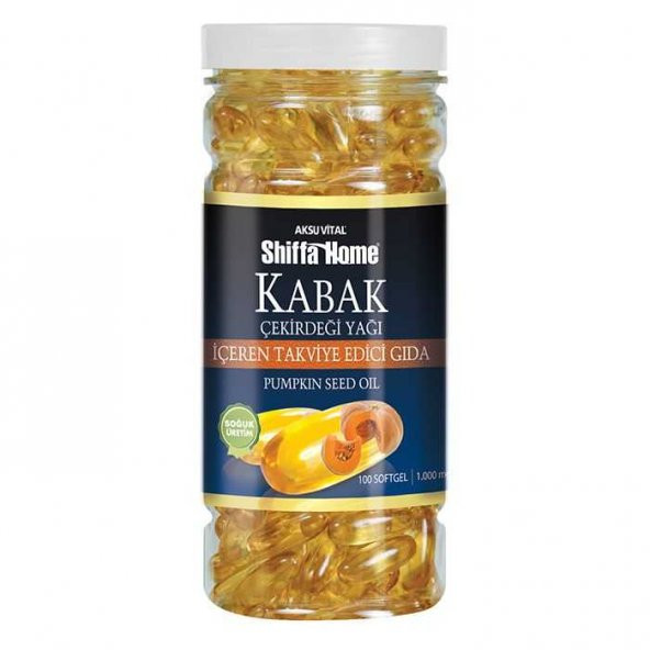 SHİFFA HOME KABAK ÇEKİRDEĞİ YAĞI 1000X100 SOFTJEL