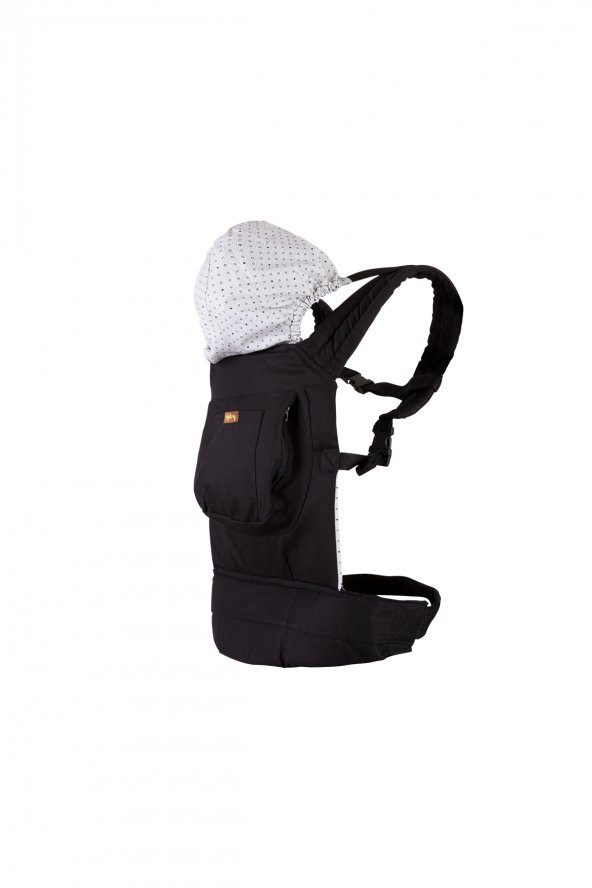Ergonomik Kanguru Bebek Taşıma Siyah Renk - 3