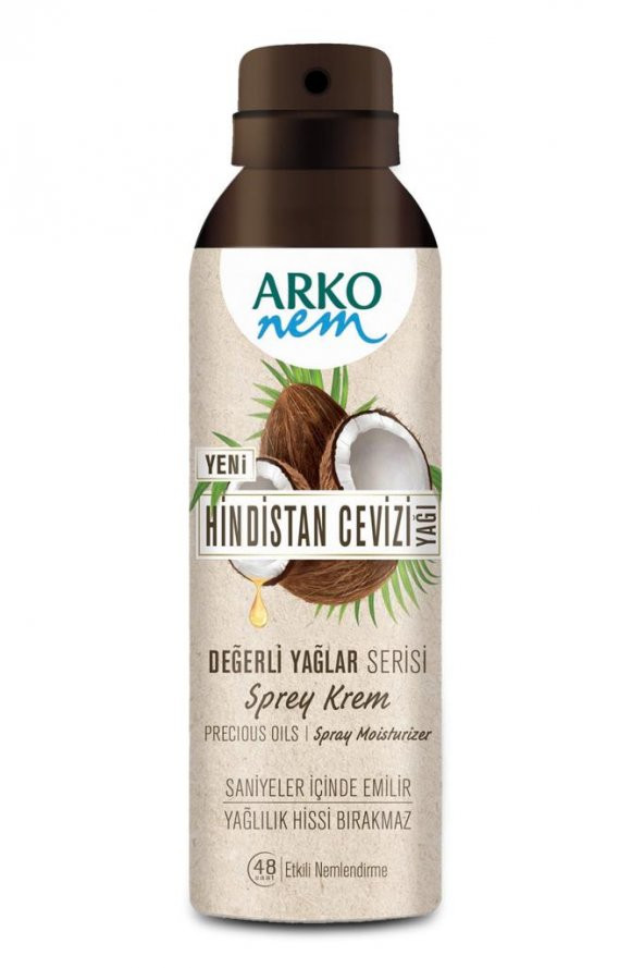 Arko Nem Aero Krem Hindistan Cevizi 150 Ml