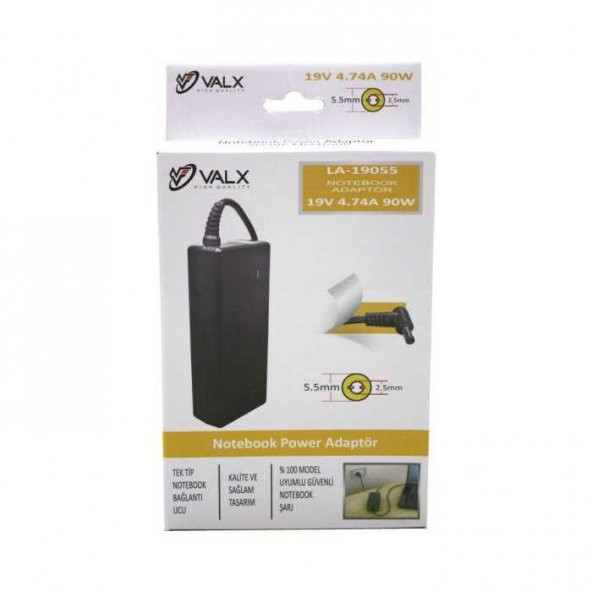 ADP VALX LA-19055 19V 4.74A 90W 5.5 X 2.5 LAPTOP ADP - 3