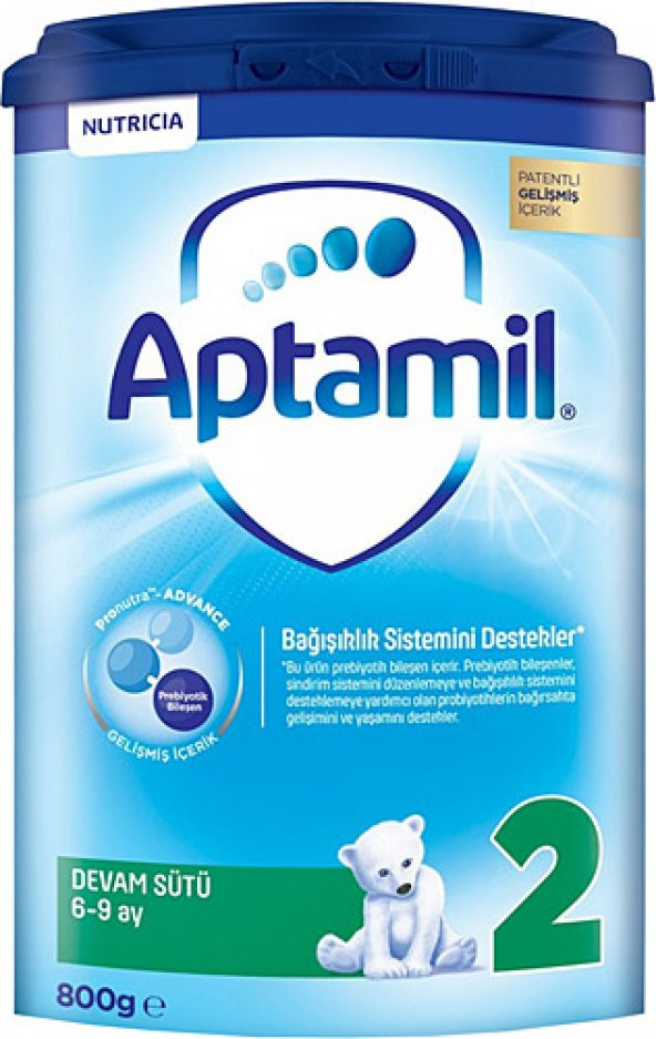 Aptamil Mama 2 Akıllı Kutu Devam Sütü 800 gr(SKT mayıs 2021)