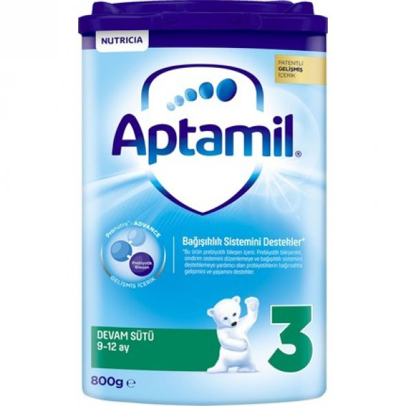 Aptamil 3 Devam Sütü 800 gr Akıllı Kutu(SKT MAYIS 2021)