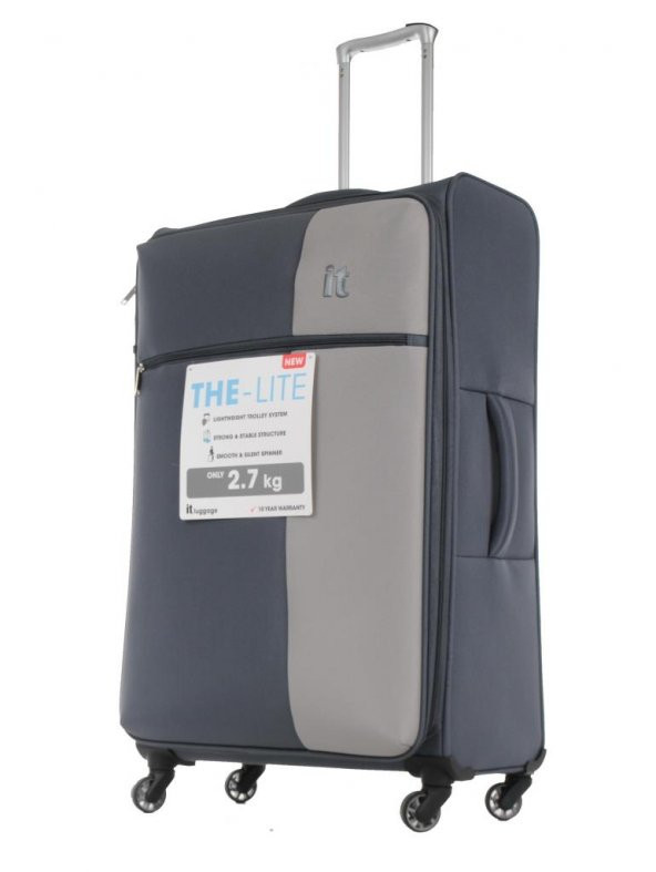 İT Luggage Ultra Light Kumaş Valiz Büyük ve Orta Boy Seti Gri 2152 - 2