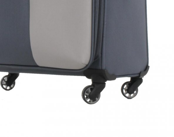 İT Luggage Ultra Light Kumaş Valiz Büyük ve Orta Boy Seti Gri 2152 - 7