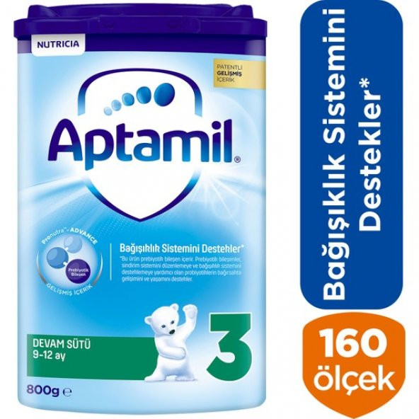 Aptamil 3 Devam Sütü 800 gr Akıllı Kutu(SKT MAYIS 2021) - 2
