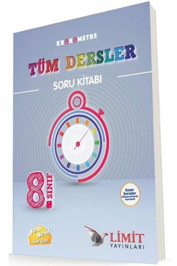 Limit Yayınları 8. Sınıf Tüm Dersler Kronometre Soru Kitabı