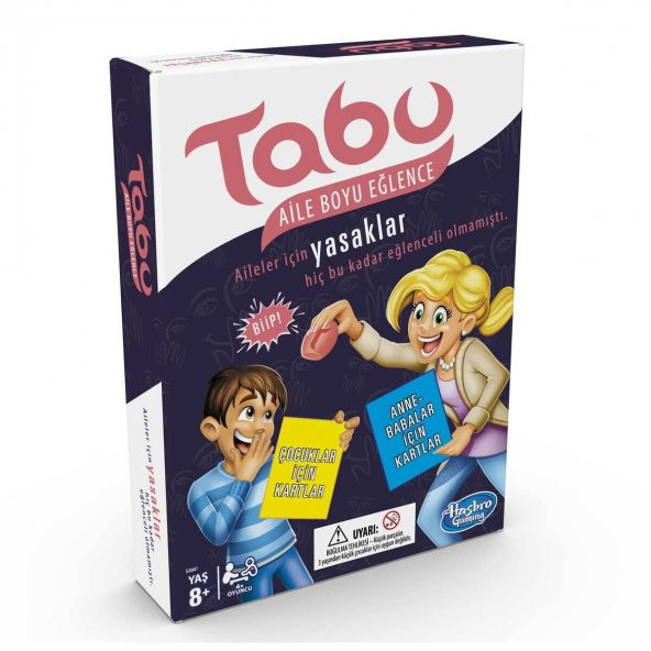 Hasbro Tabu Aile Boyu Eğlence Kutu Oyunu