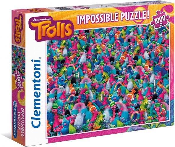 Clementoni Impossible Puzzle Trolls 1000 Prç 39369